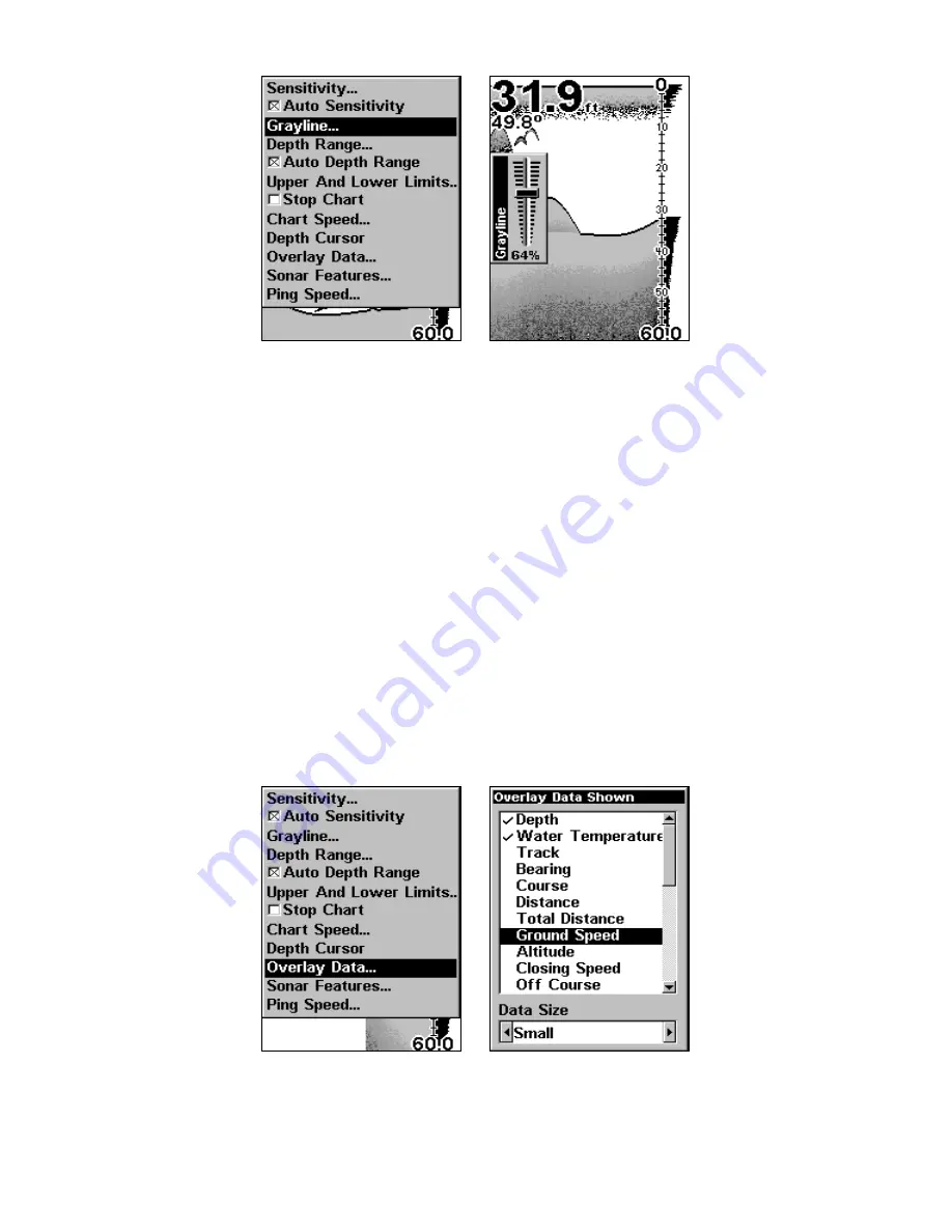 Lowrance M56 S/Map Installation And Operation Instructions Manual Download Page 61