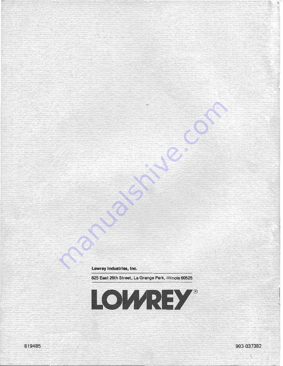 Lowrey GX G-400 Owner'S Manual Download Page 97