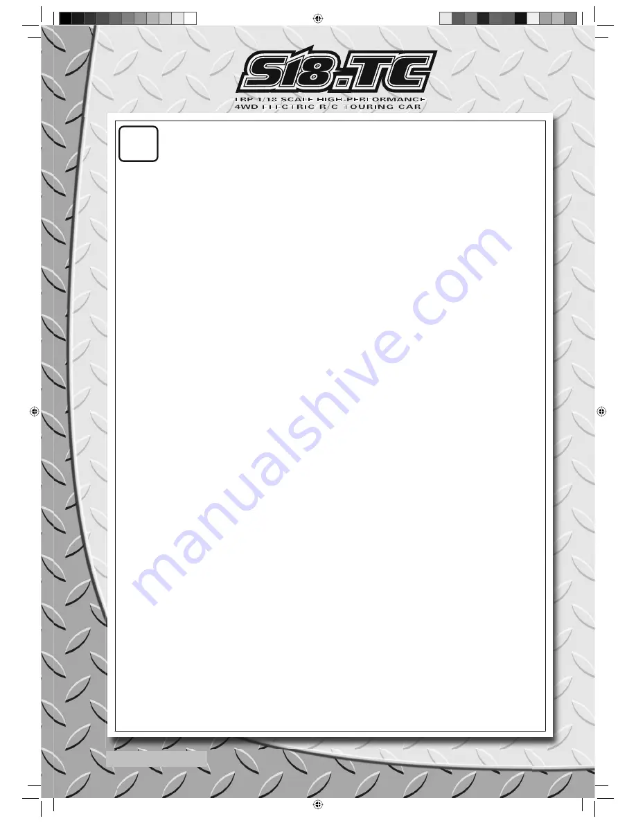 LRP LRP S18 Instruction Manual Download Page 24