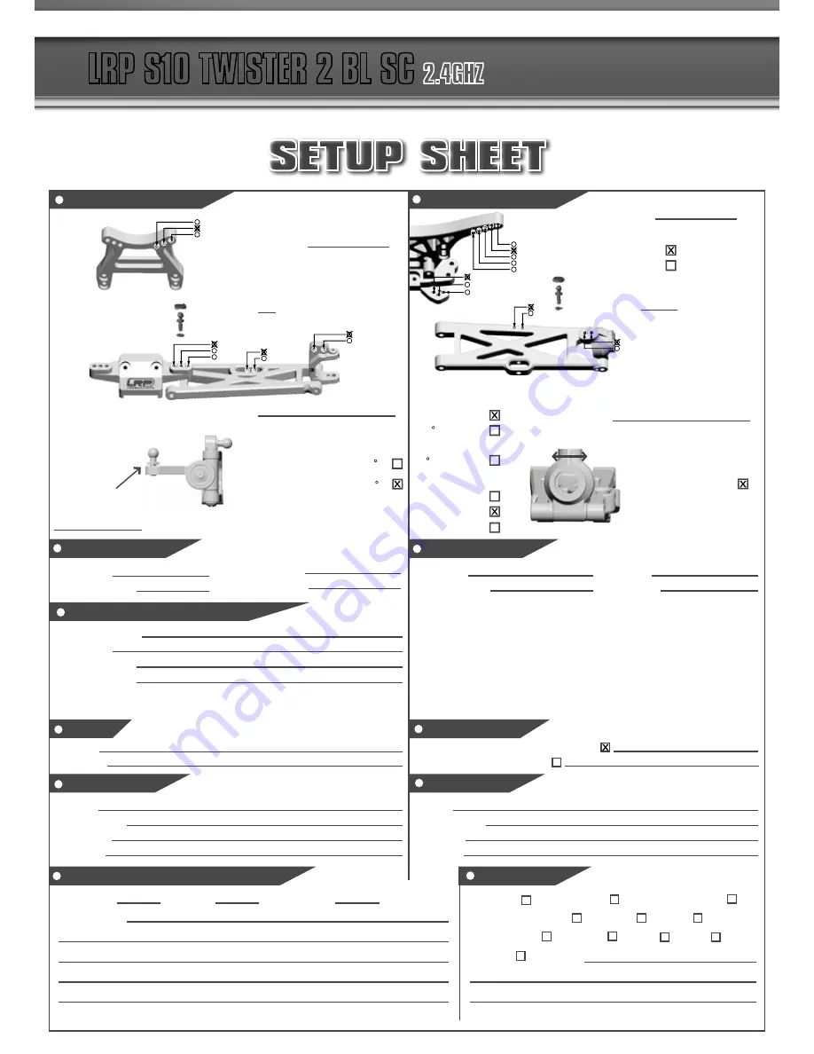 LRP S10 Twister 2 BL User Manual Download Page 52