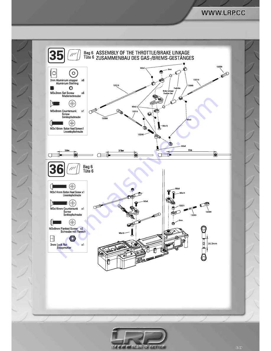 LRP S8 BX2 Скачать руководство пользователя страница 17