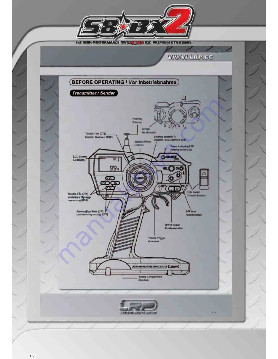 LRP S8 BX2 Instruction Manual Download Page 38