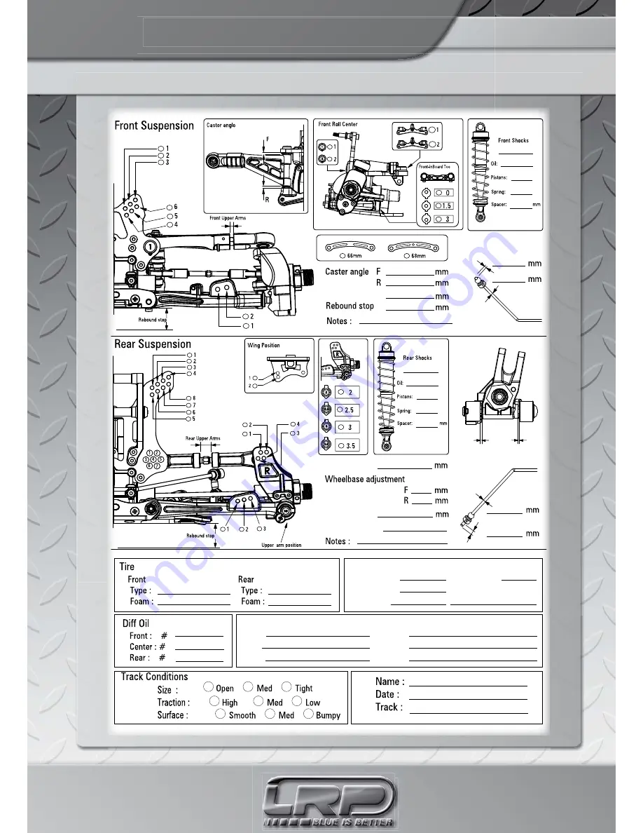 LRP S8 BXe Instruction Manual Download Page 23