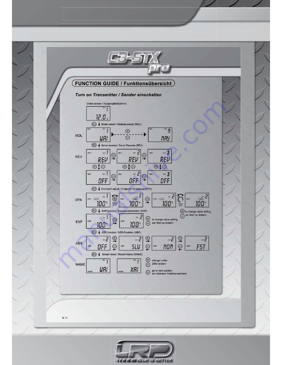 LRP S8 BXe Instruction Manual Download Page 45