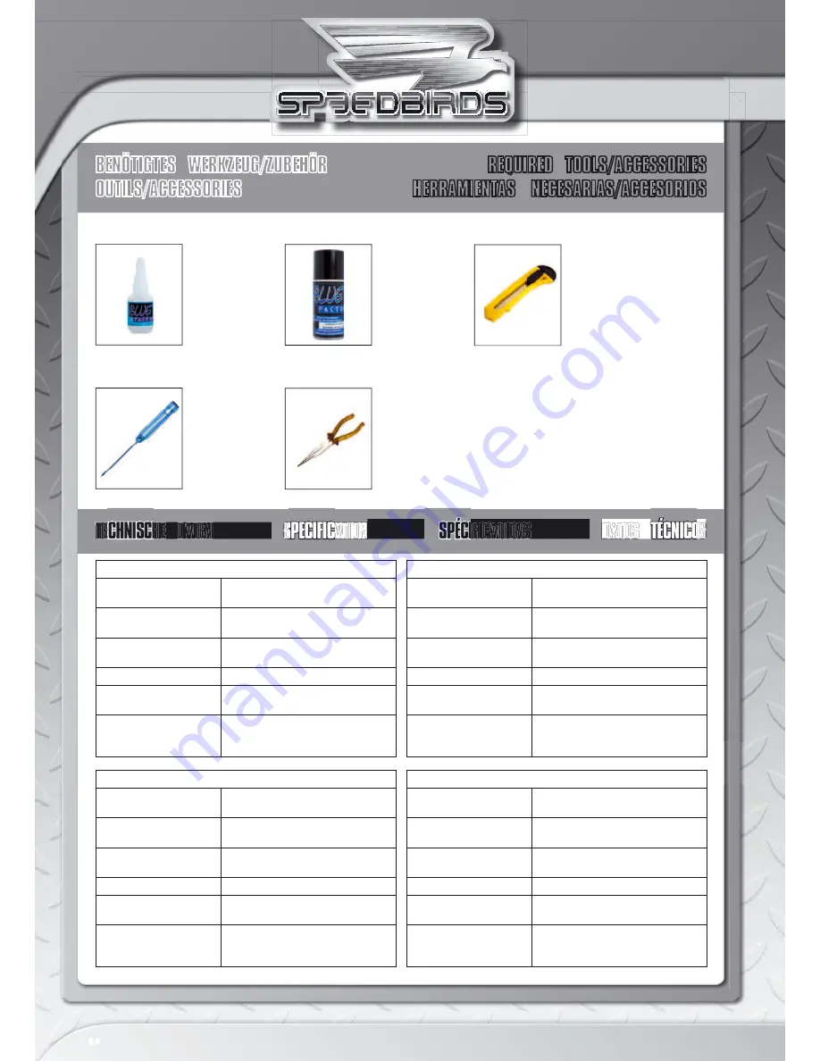 LRP SPEEDBIRDS User Manual Download Page 4