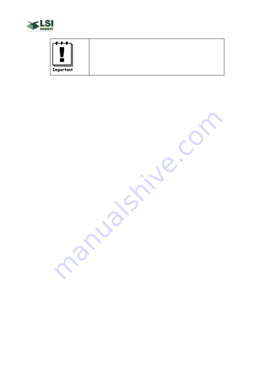 LSI-Robway RCI-1550 LM Instruction Manual Download Page 25