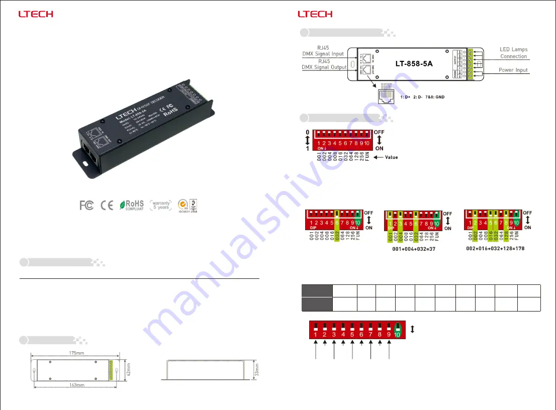 Ltech 2272700 Quick Start Manual Download Page 1