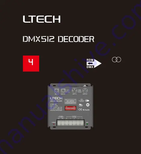 Ltech LT-904-DIP Скачать руководство пользователя страница 1