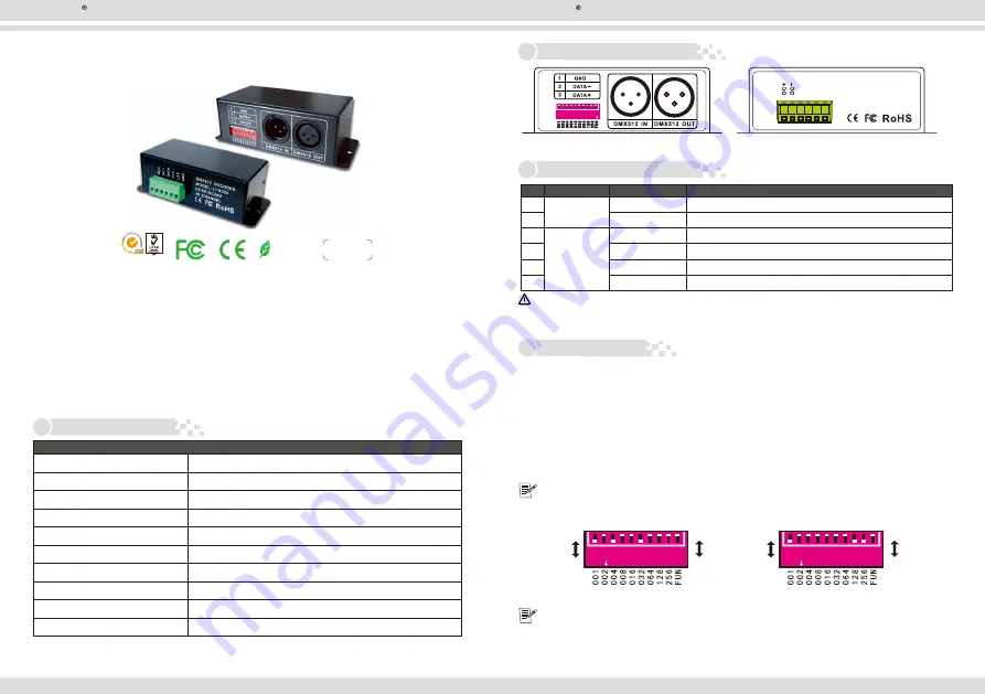 Ltech LT-DMX-8020 Manual Download Page 1