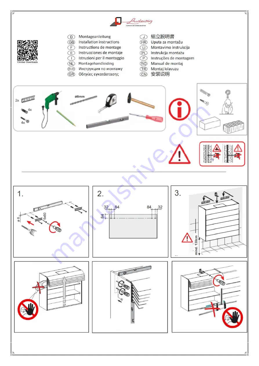 Ludewig Climber E Installation Instructions Manual Download Page 1