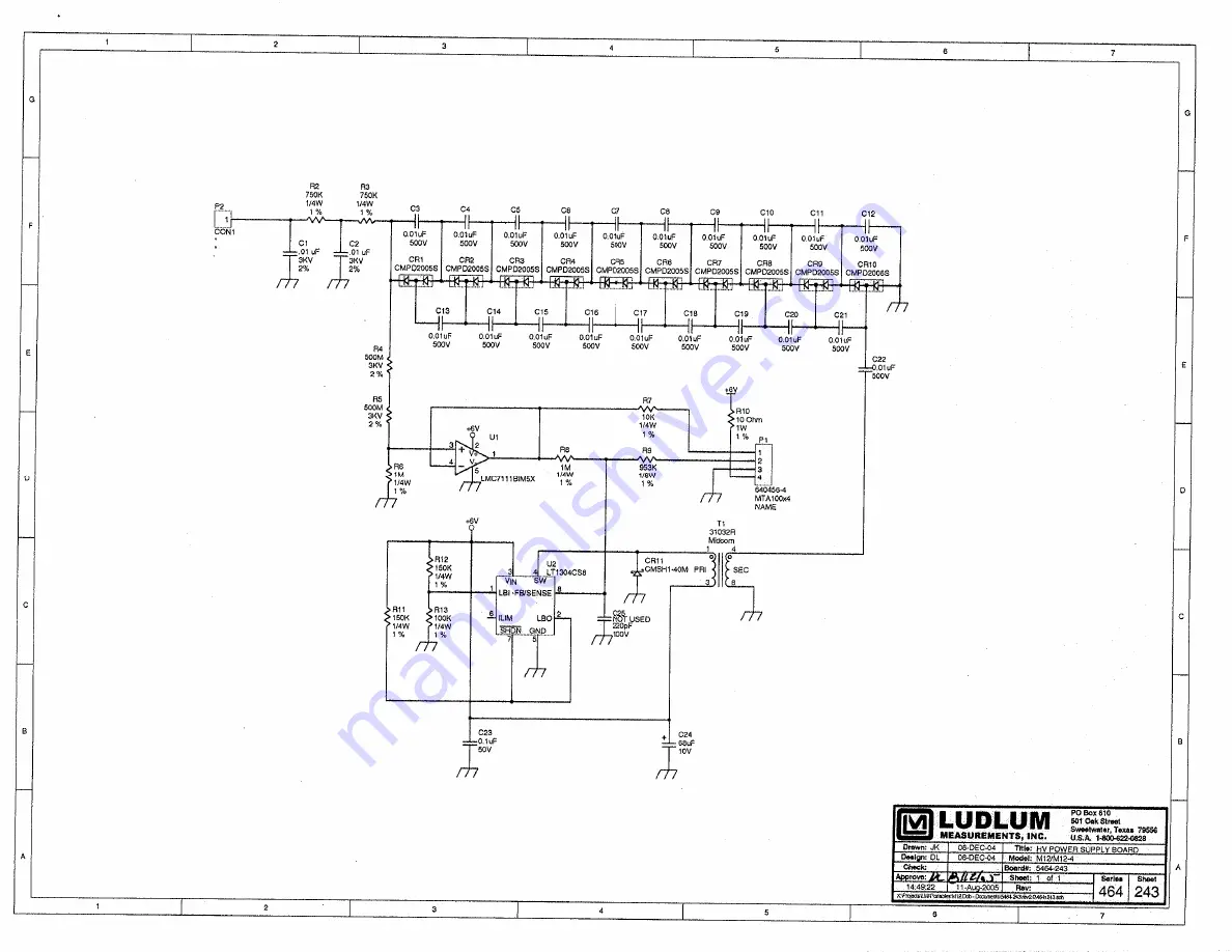 Ludlum Measurements 12 Technical Manual Download Page 44