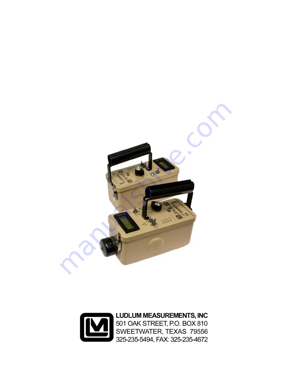 Ludlum Measurements 194 Series Скачать руководство пользователя страница 2