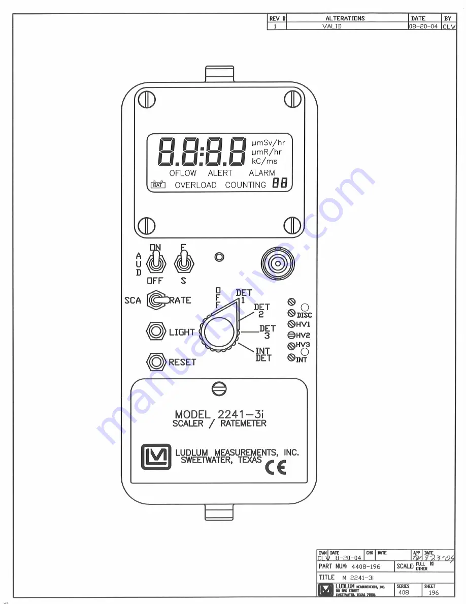 Ludlum Measurements 2241-3 Manual Download Page 5