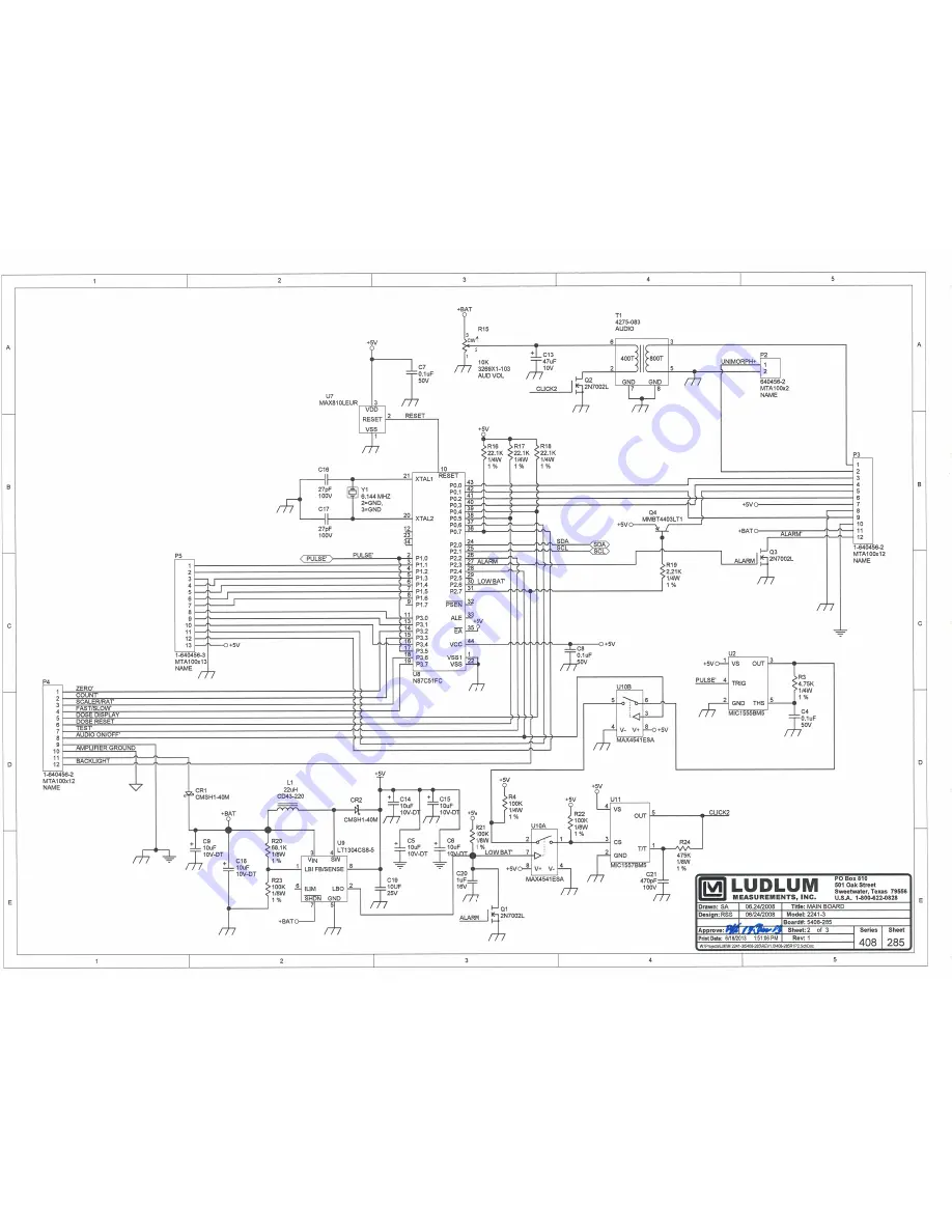 Ludlum Measurements 2241-3 Manual Download Page 60