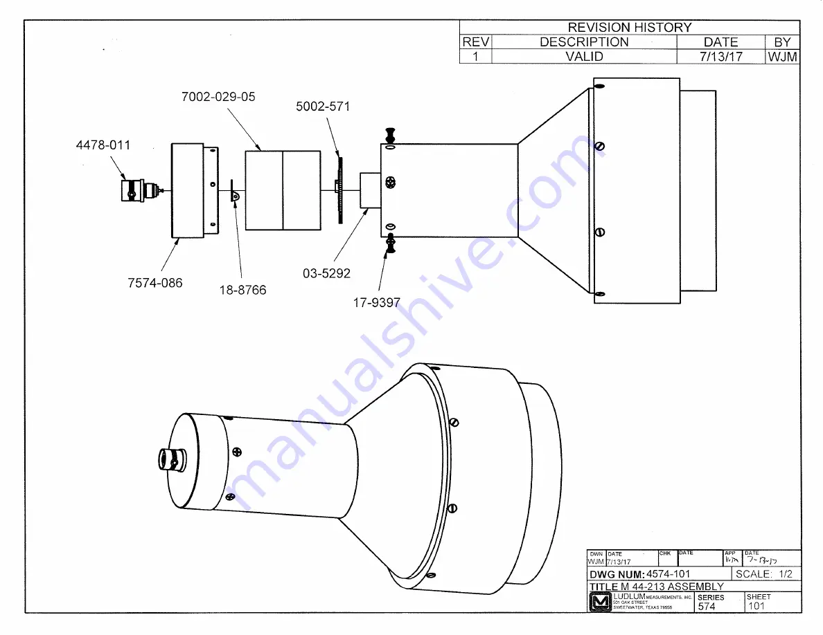 Ludlum Measurements 44-213 Manual Download Page 12