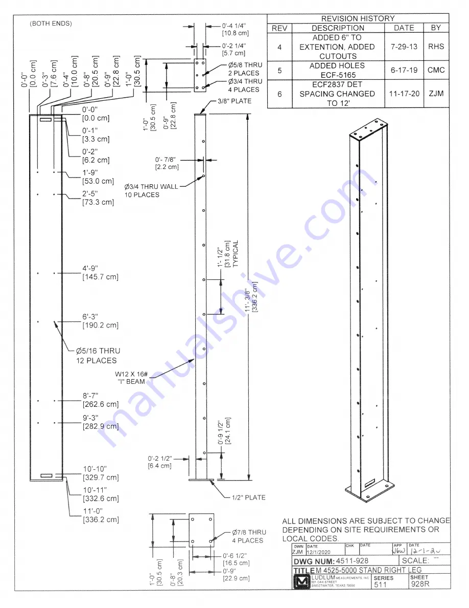 Ludlum Measurements 4525 GENERATION IV Series Скачать руководство пользователя страница 65