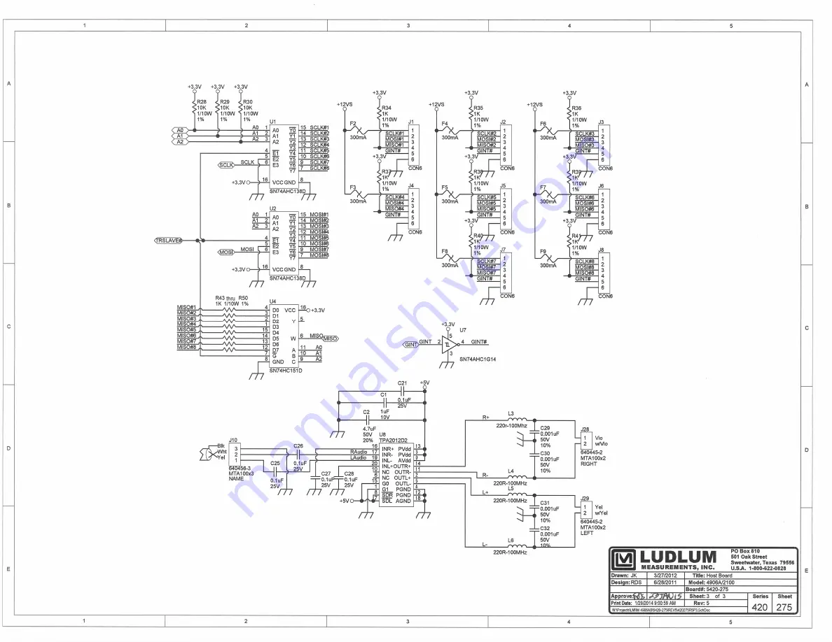 Ludlum Measurements 4906 Technical Manual Download Page 28