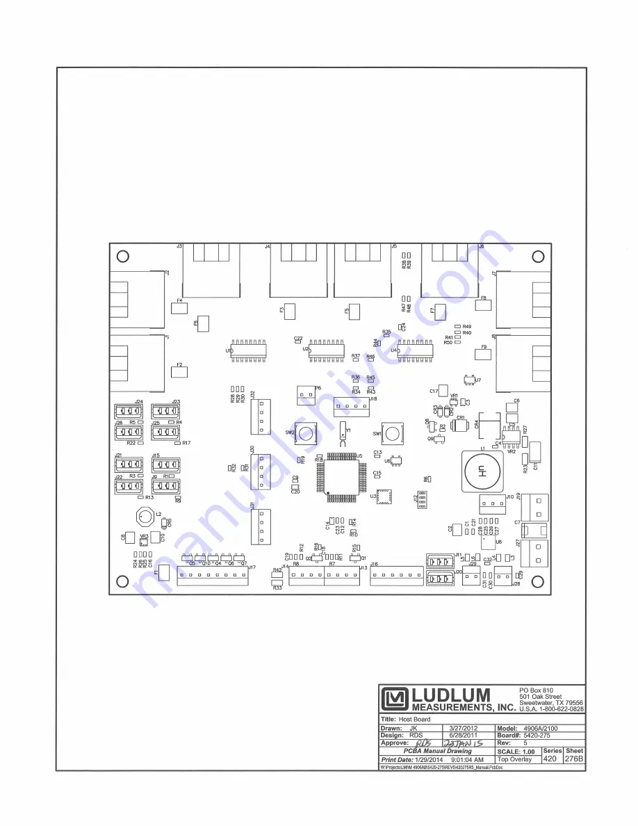 Ludlum Measurements 4906 Technical Manual Download Page 29