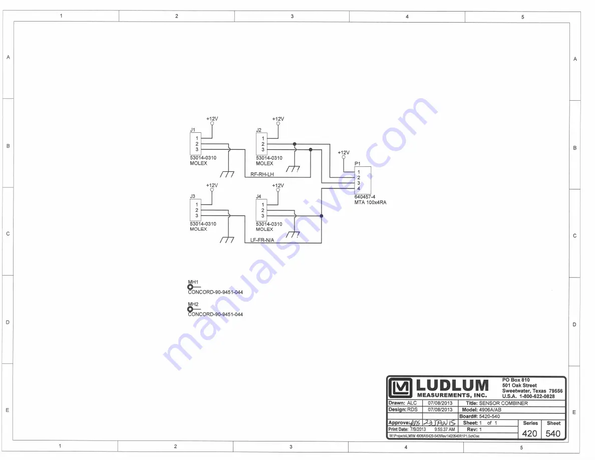 Ludlum Measurements 4906 Technical Manual Download Page 33