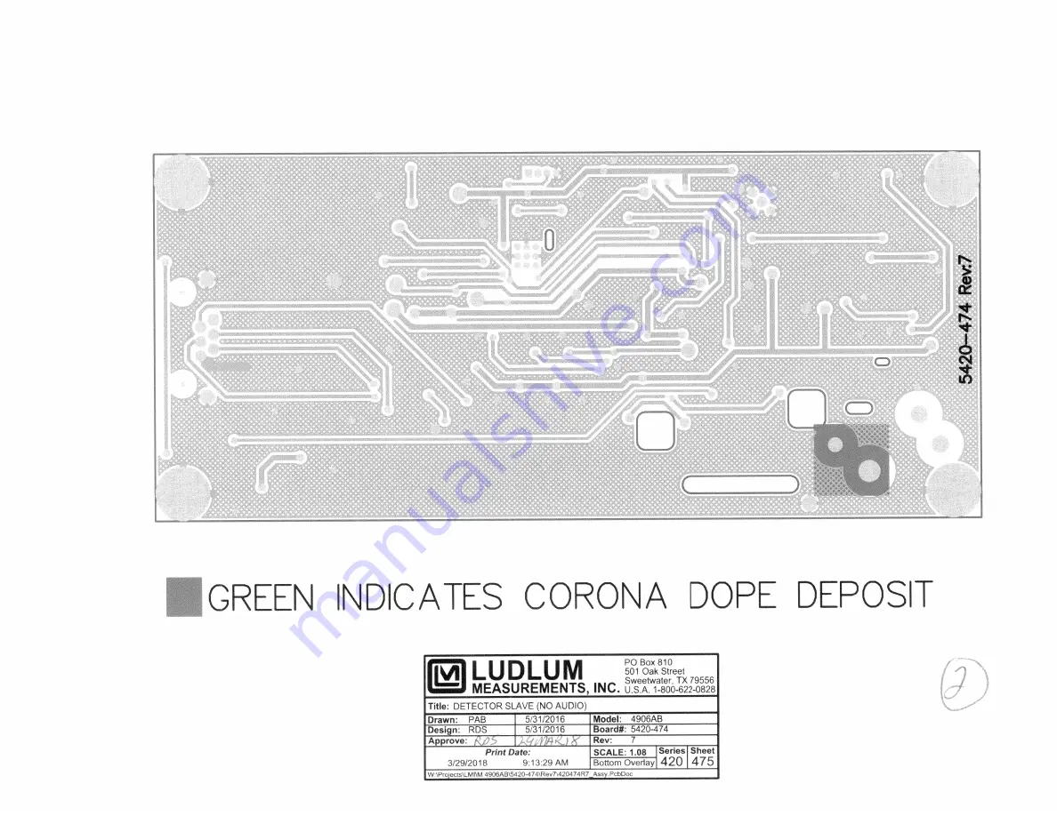 Ludlum Measurements 4906 Technical Manual Download Page 44