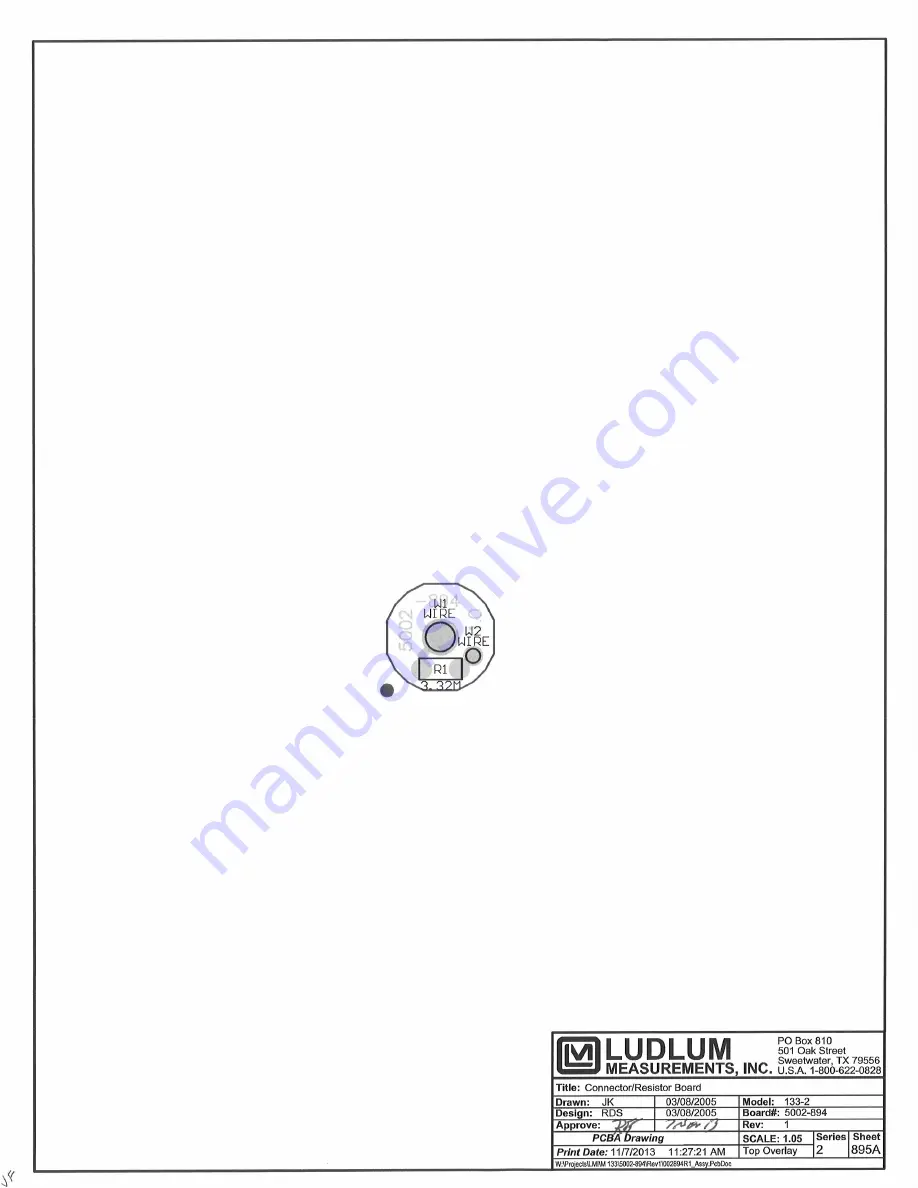 Ludlum Measurements 4906 Technical Manual Download Page 60