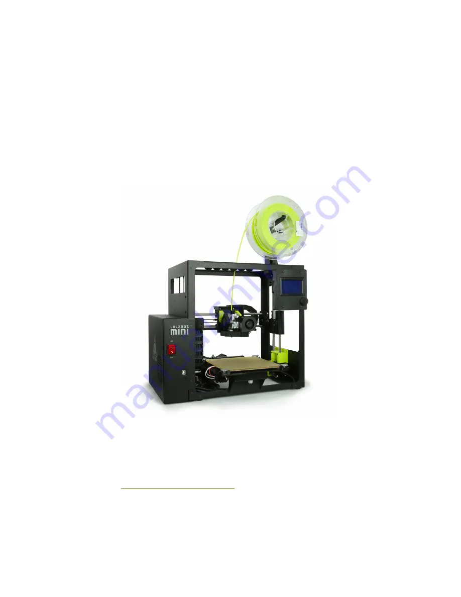 LulzBot Mini 2 User Manual Download Page 1