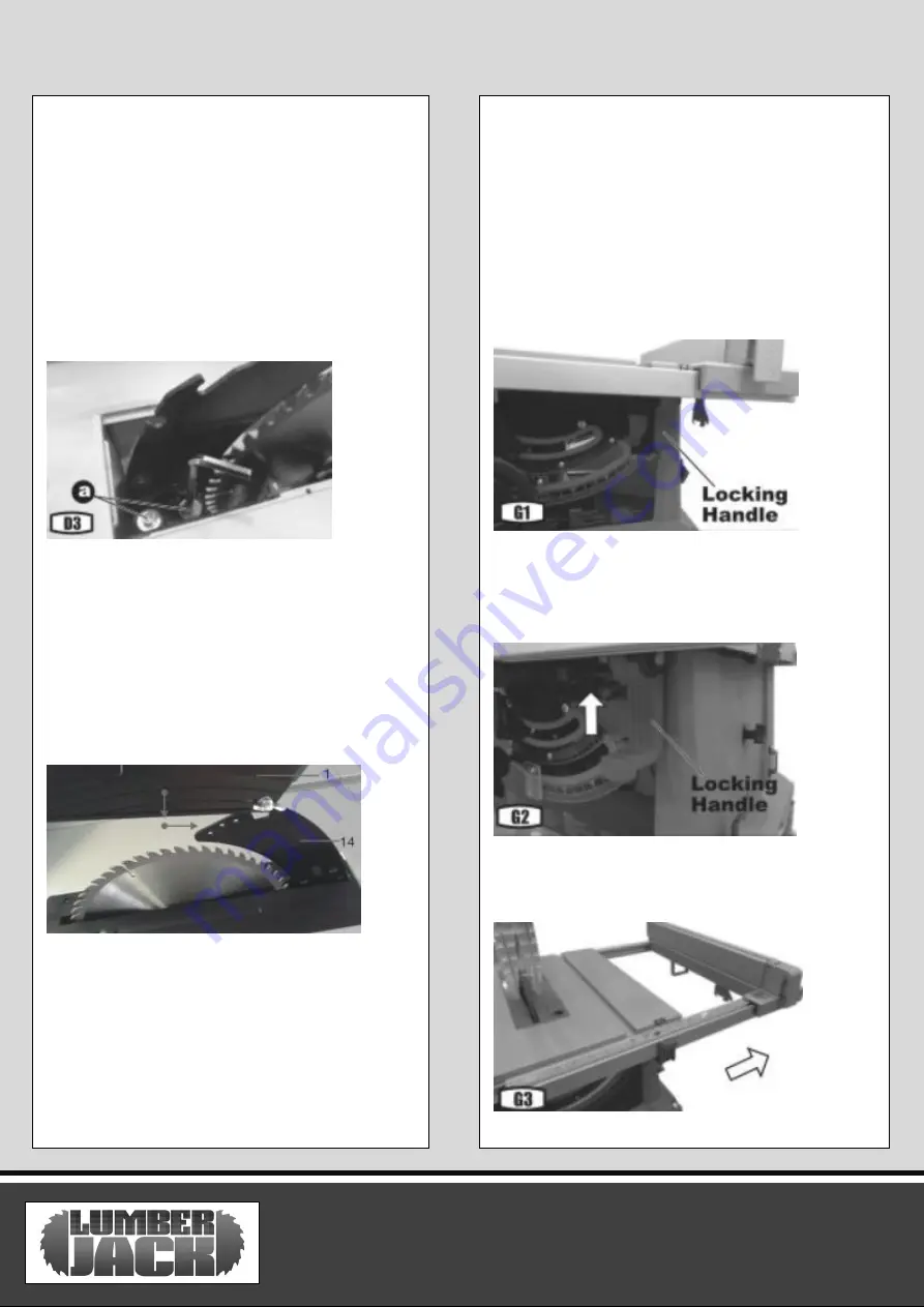 Lumberjack TS254SW Safety And Operating Manual Download Page 13