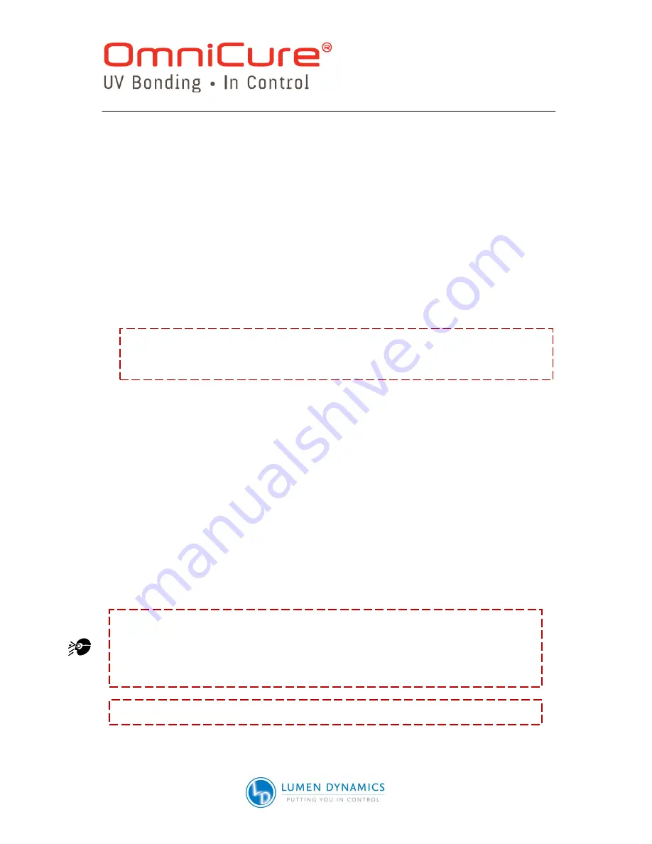 Lumen Dynamics Group OmniCure S2000 User Manual Download Page 20