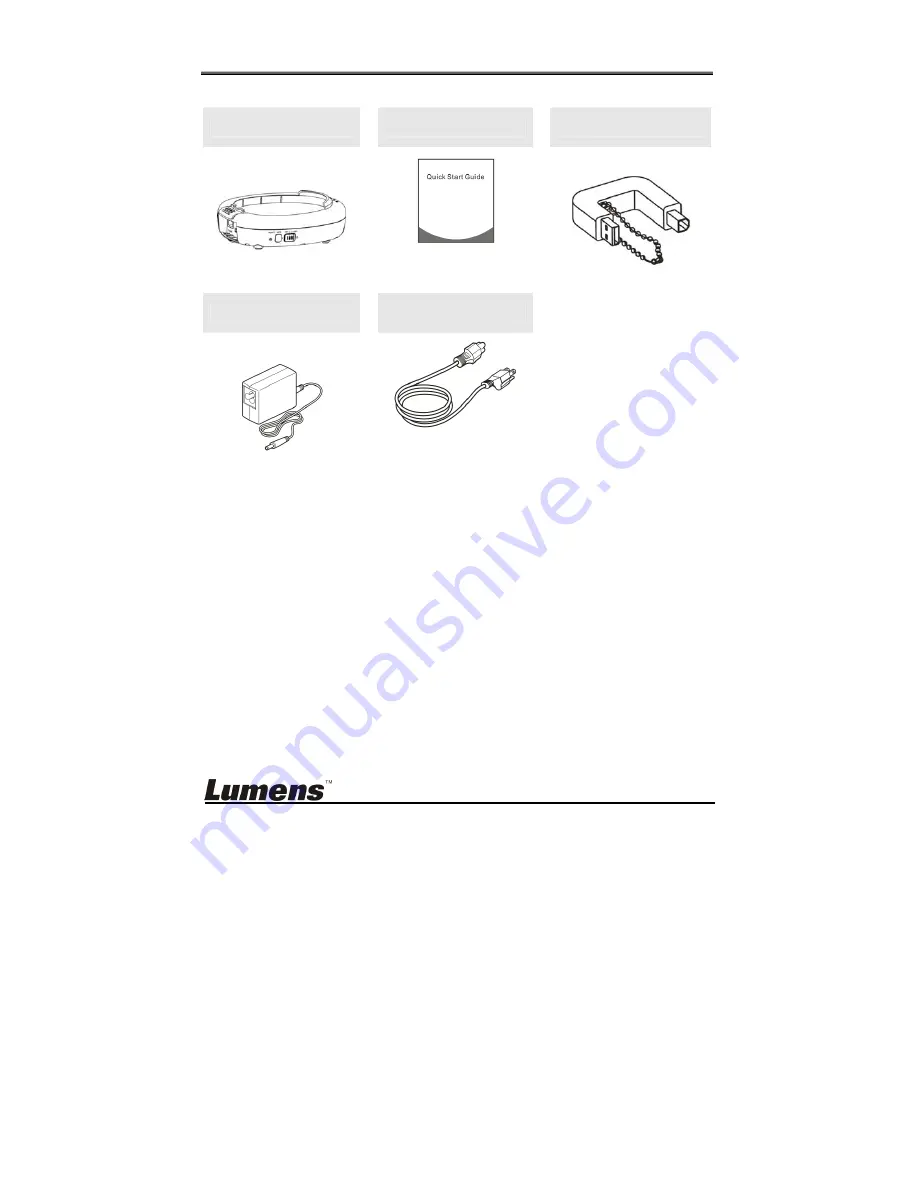 Lumens DC-W50 User Manual Download Page 7