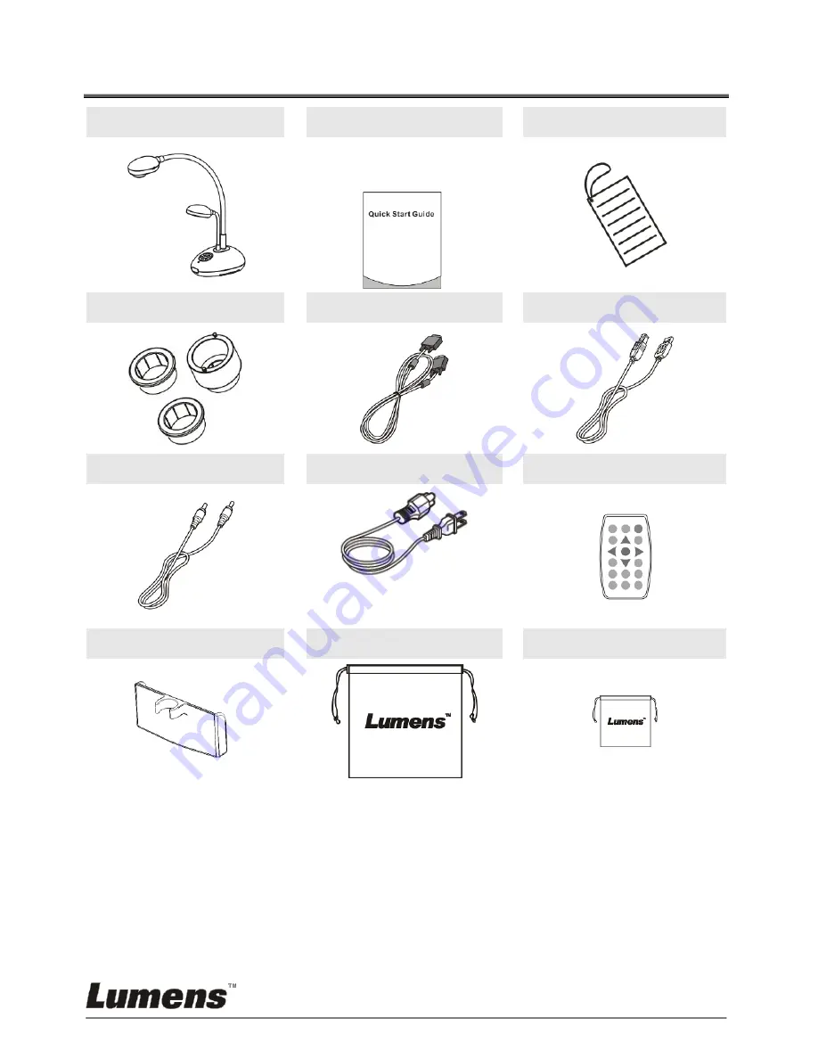 Lumens DC190 User Manual Download Page 7