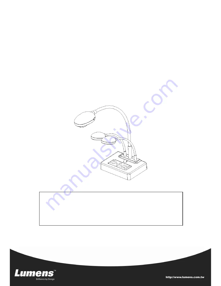 Lumens DC210 User Manual Download Page 1