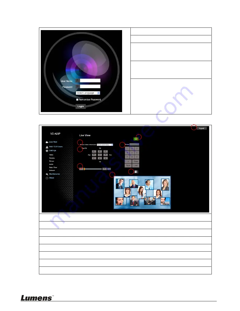 Lumens VC-A20P Installation Manual Download Page 29