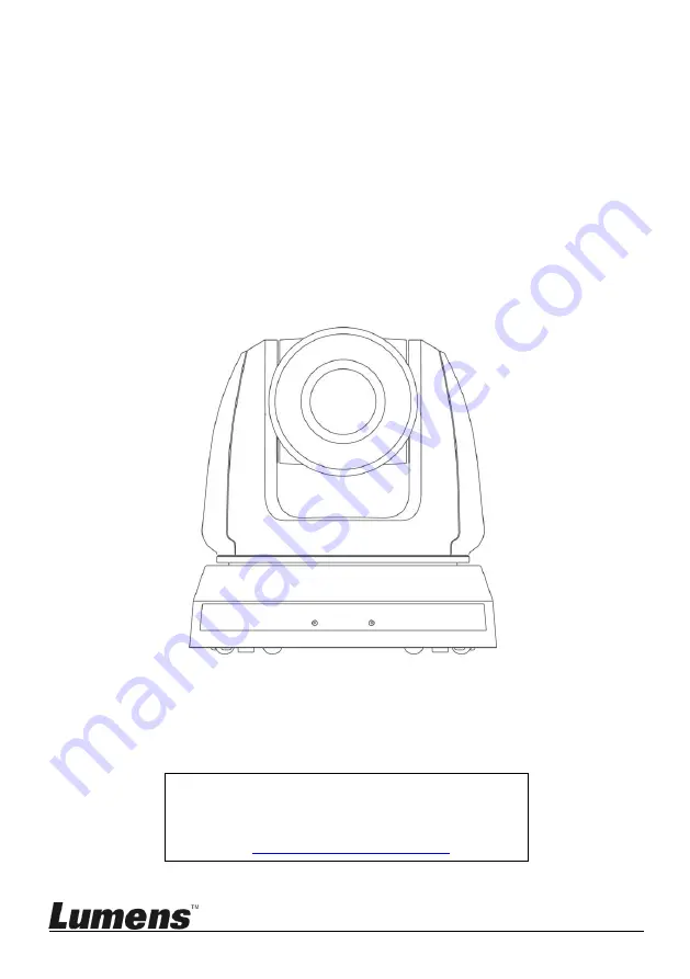 Lumens VC-A51S Скачать руководство пользователя страница 1