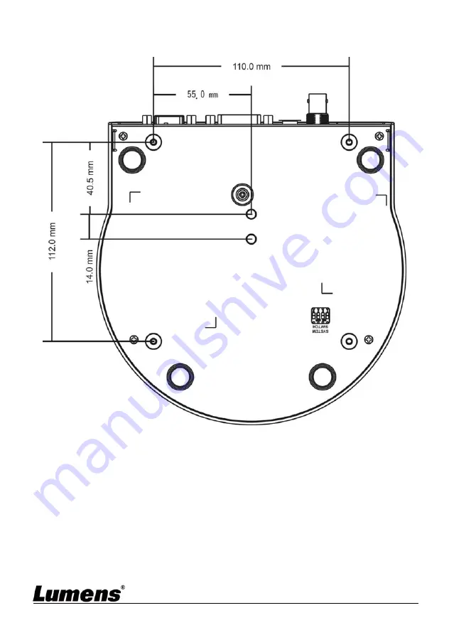 Lumens VC-A70H Installation Manual Download Page 16