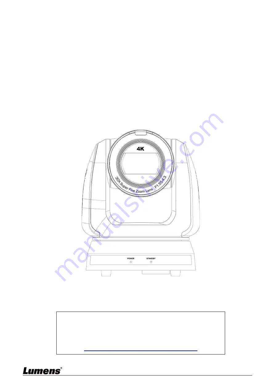 Lumens VC-A71P-HN Скачать руководство пользователя страница 1