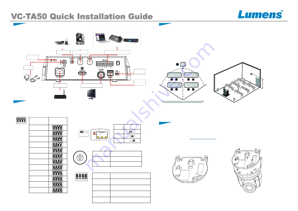 Lumens VC-TA50 Скачать руководство пользователя страница 1