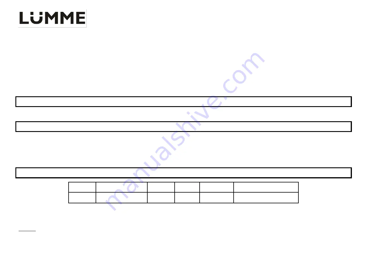 Lumme 5060404132054 Скачать руководство пользователя страница 10