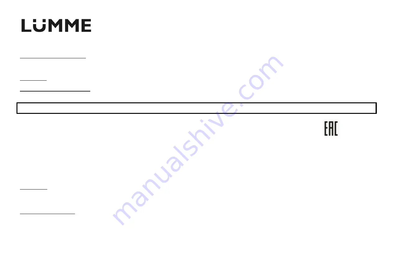 Lumme LU-1253 Скачать руководство пользователя страница 5