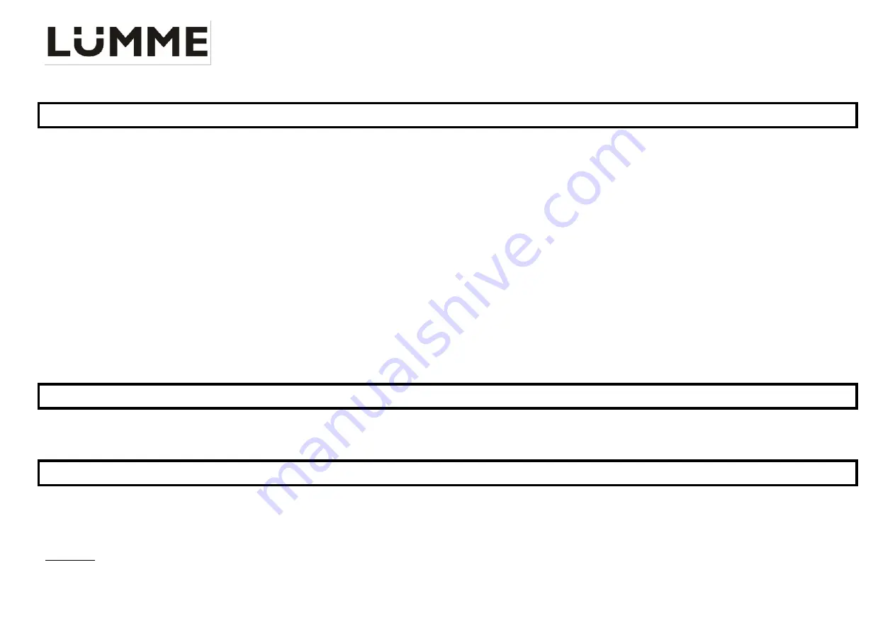 Lumme LU-249 User Manual Download Page 5