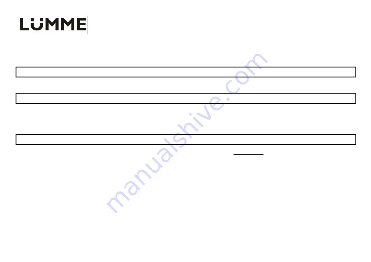 Lumme LU-295 User Manual Download Page 10