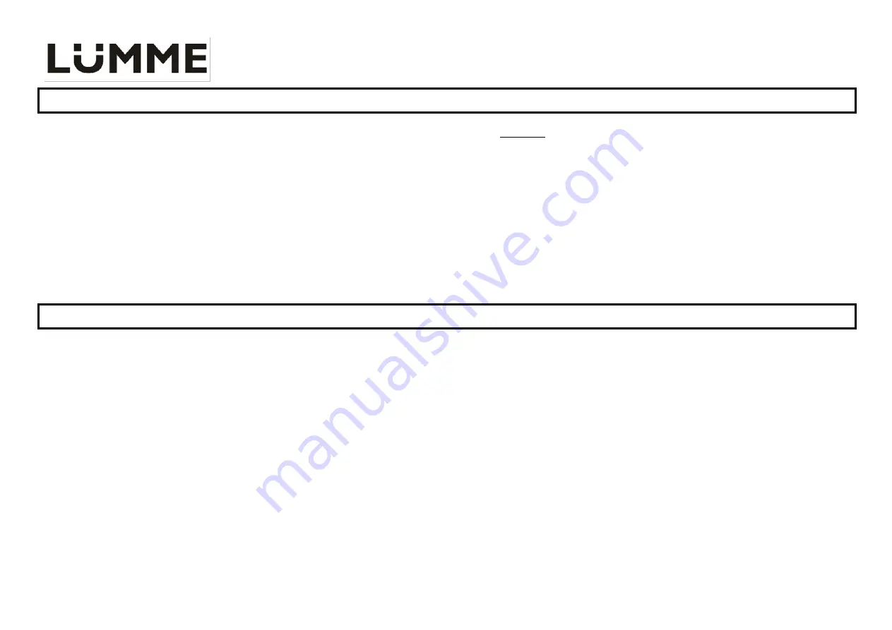 Lumme LU-295 User Manual Download Page 12