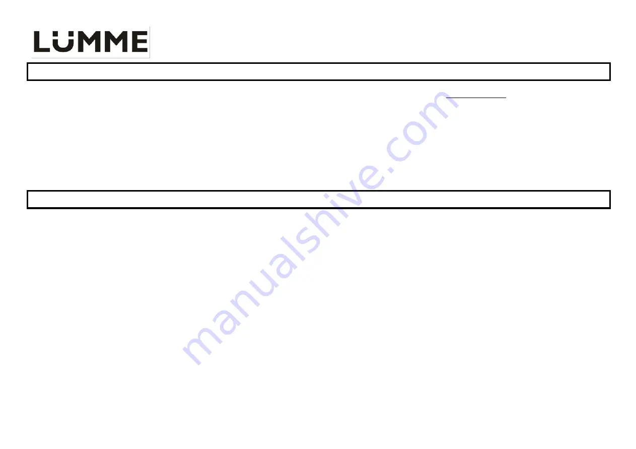 Lumme LU-295 User Manual Download Page 16