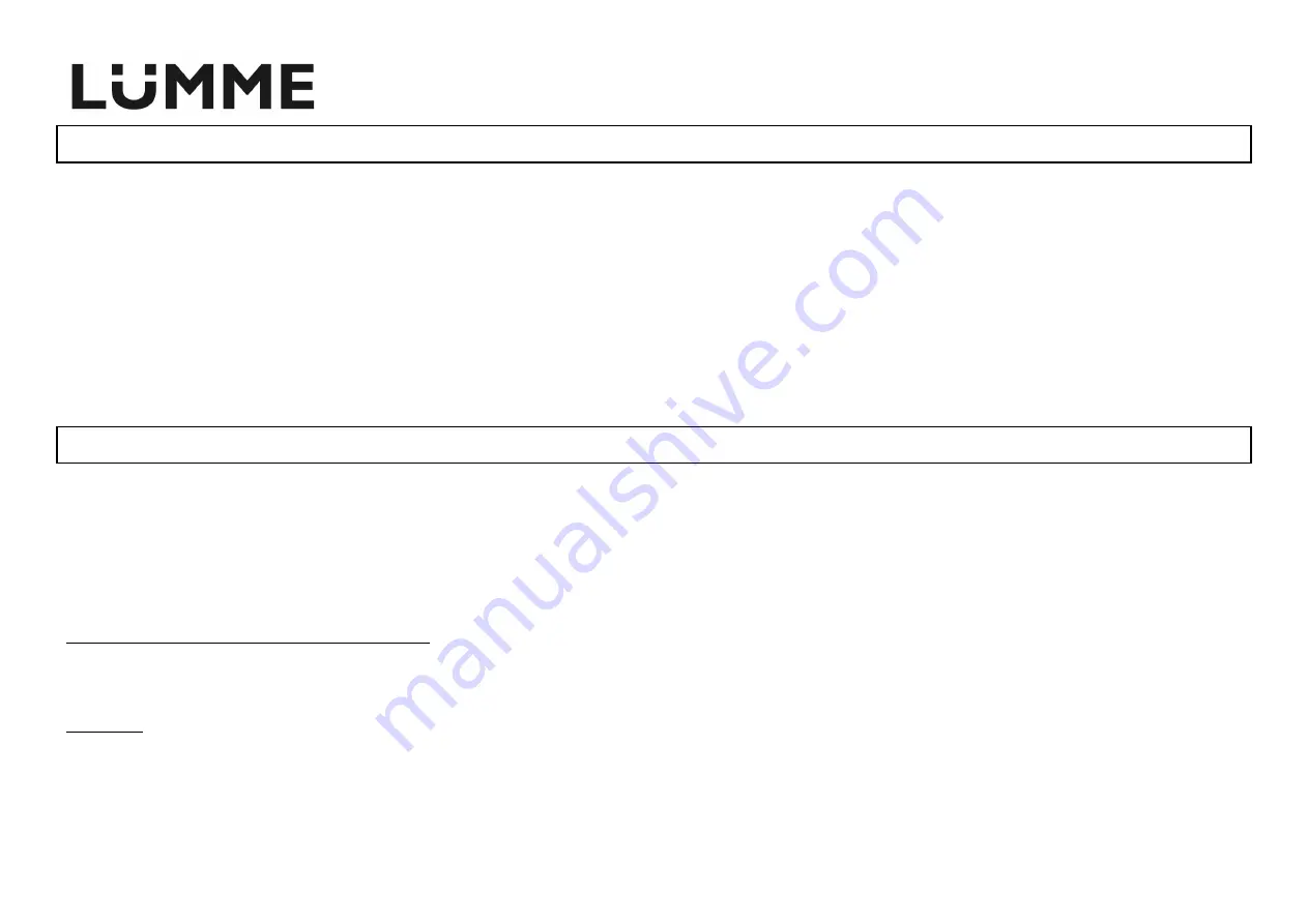 Lumme LU-3206 User Manual Download Page 5