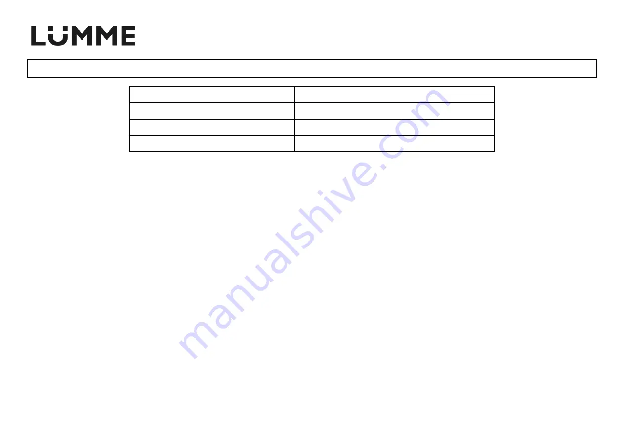 Lumme LU-3207 User Manual Download Page 9