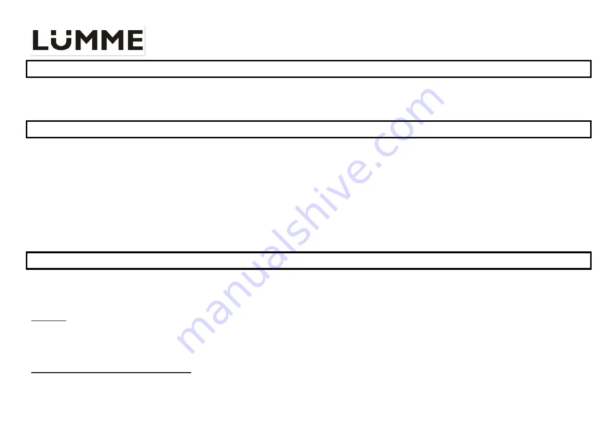 Lumme LU-3614 User Manual Download Page 3