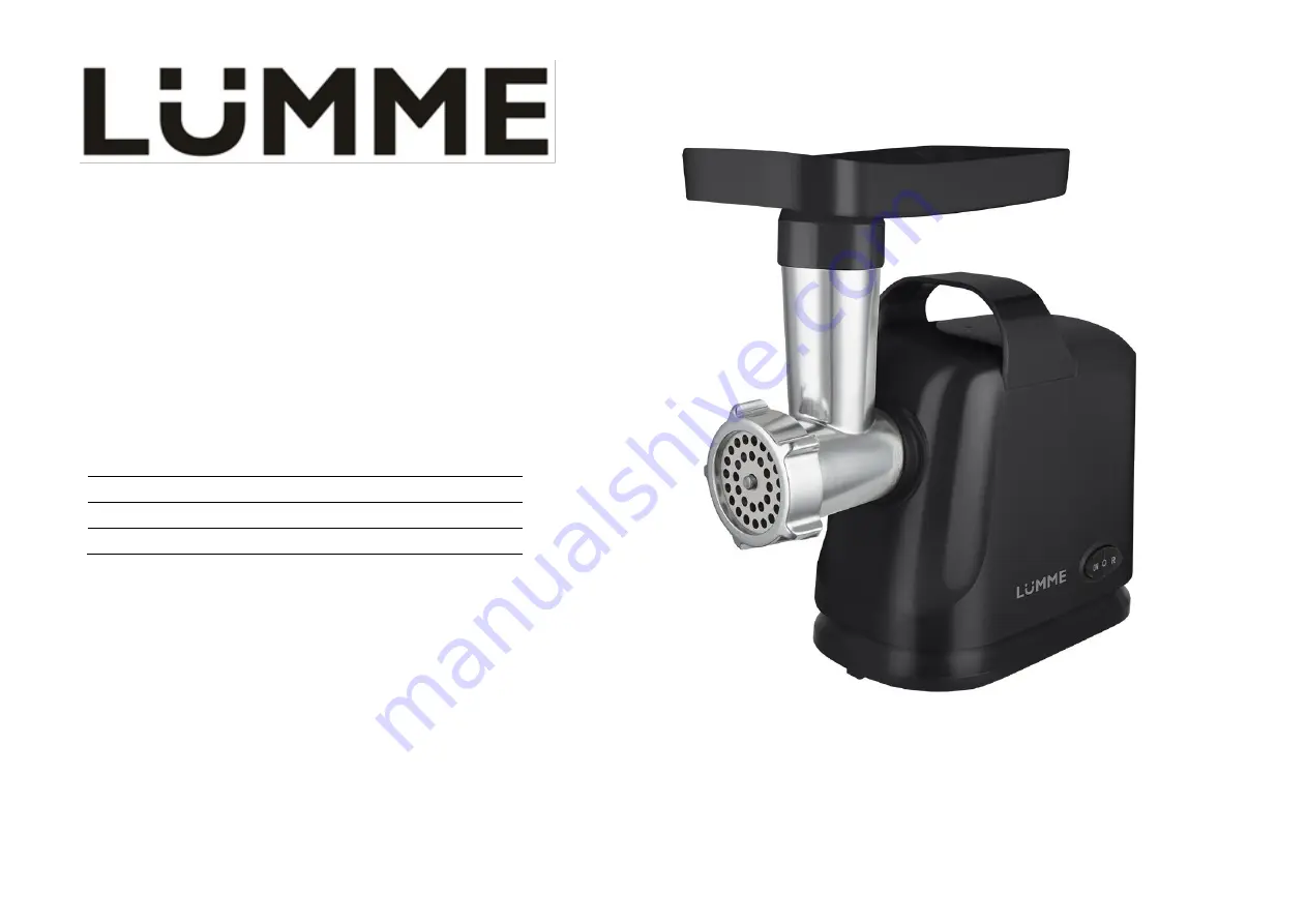 Lumme LU-MG2110A User Manual Download Page 1