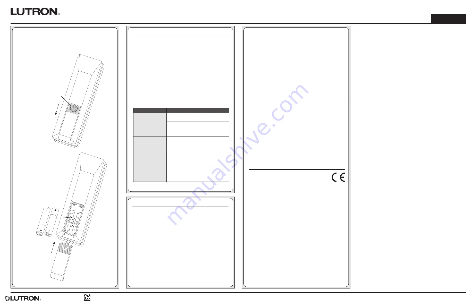 Lutron Electronics Serena CS-EDU3-SYJ Скачать руководство пользователя страница 14