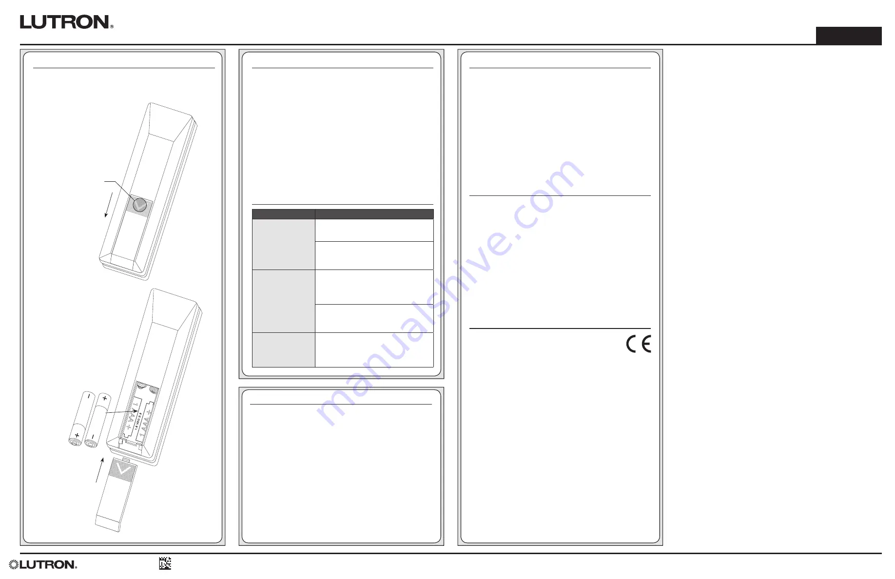 Lutron Electronics Serena CS-EDU3-SYJ Скачать руководство пользователя страница 18