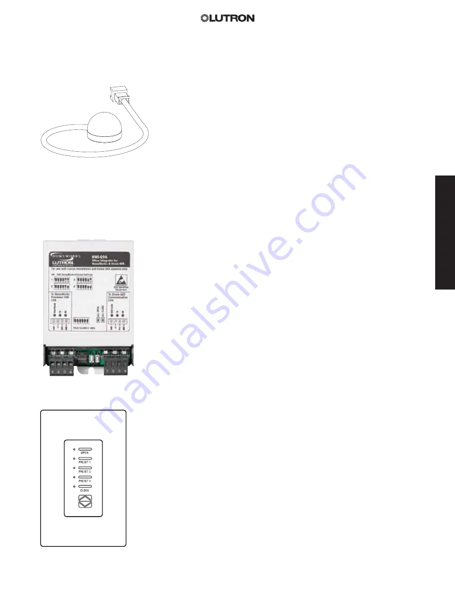 Lutron Electronics Sivoia QED Technical Reference Manual Download Page 15