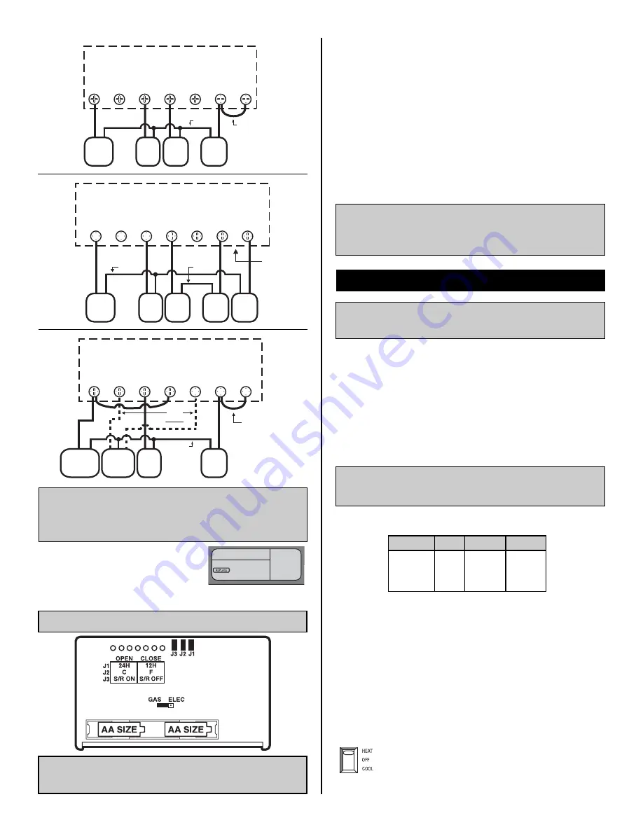 Lux Products SMART TEMP PSP711RF Series Installation And Operating Instructions Download Page 3